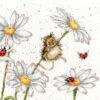 'Oops A Daisy' Mouse Cross Stitch -Home Furnishing Store xhd80