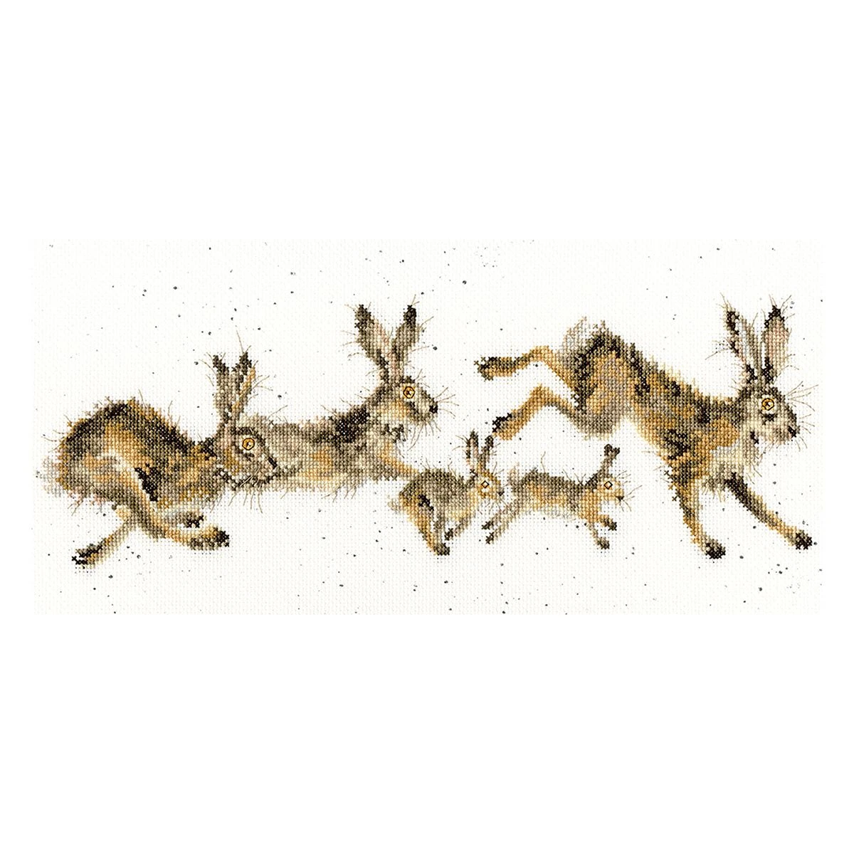 'Spring In Your Step' Hare Cross Stitch 3 'Spring In Your Step' Hare Cross Stitch