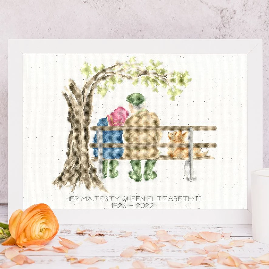 'Her Majesty The Queen' Commemorative Cross Stitch 4 'Her Majesty The Queen' Commemorative Cross Stitch - Image 2