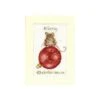 'Merry Christmouse' Mouse Cross Stitch Card -Home Furnishing Store xmas50 a