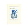 'Winter Wonderland' Penguin Cross Stitch Card -Home Furnishing Store xmas55