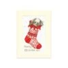 'Cosy Christmas' Rabbit Cross Stitch Card -Home Furnishing Store xmas57