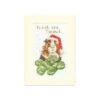 'Twist And Sprout' Guinea Pig Cross Stitch Card -Home Furnishing Store xmas58