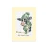 'Moo-rry Christmas' Cow Cross Stitch Card