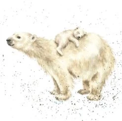 'Bear Hugs' Polar Bear Print